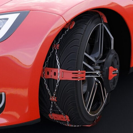 Loopvlak sneeuwkettingen Modula Polaire steel grip 325/30R18